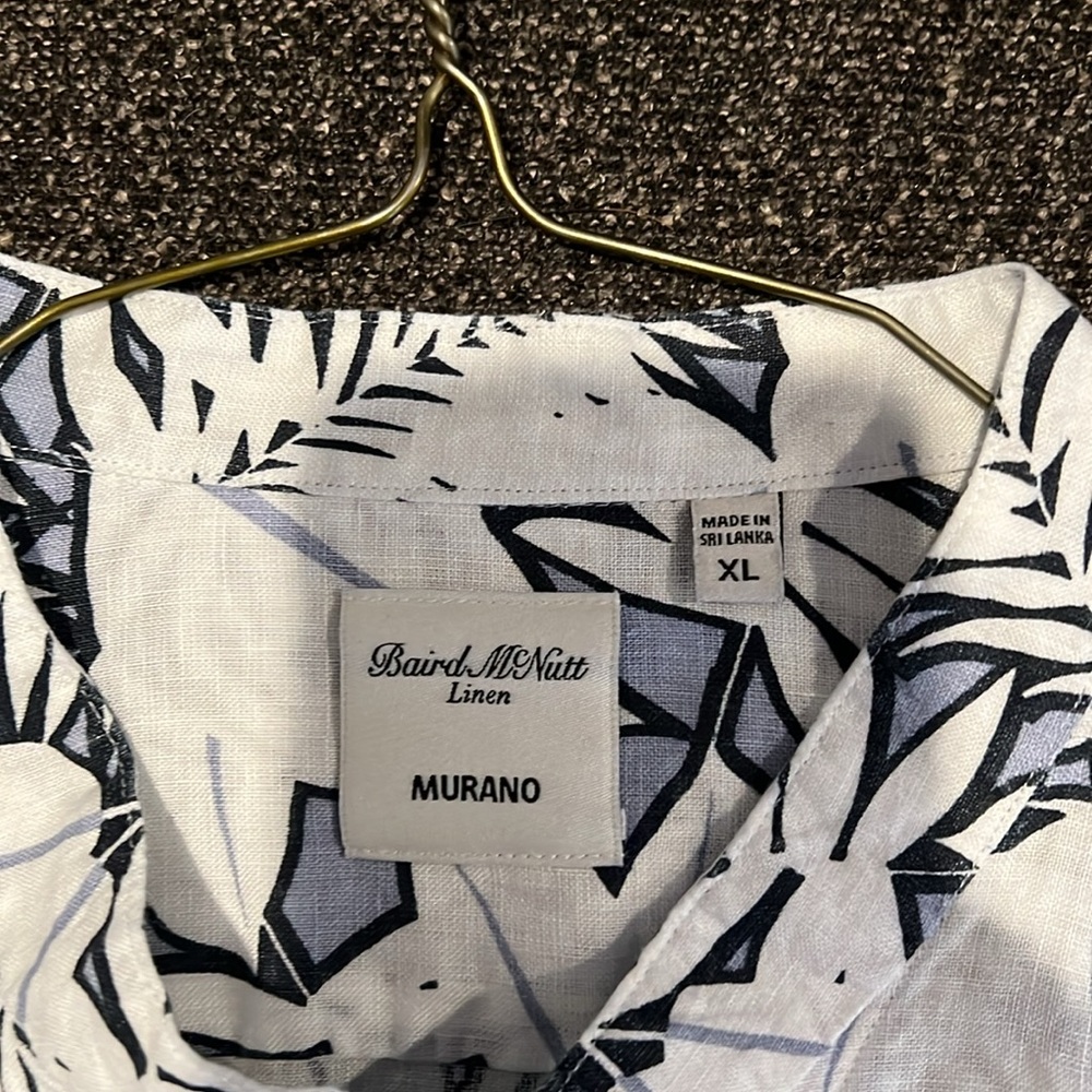 Murano Linen Men’s Shirt (New) #542 - Picture 5 of 5